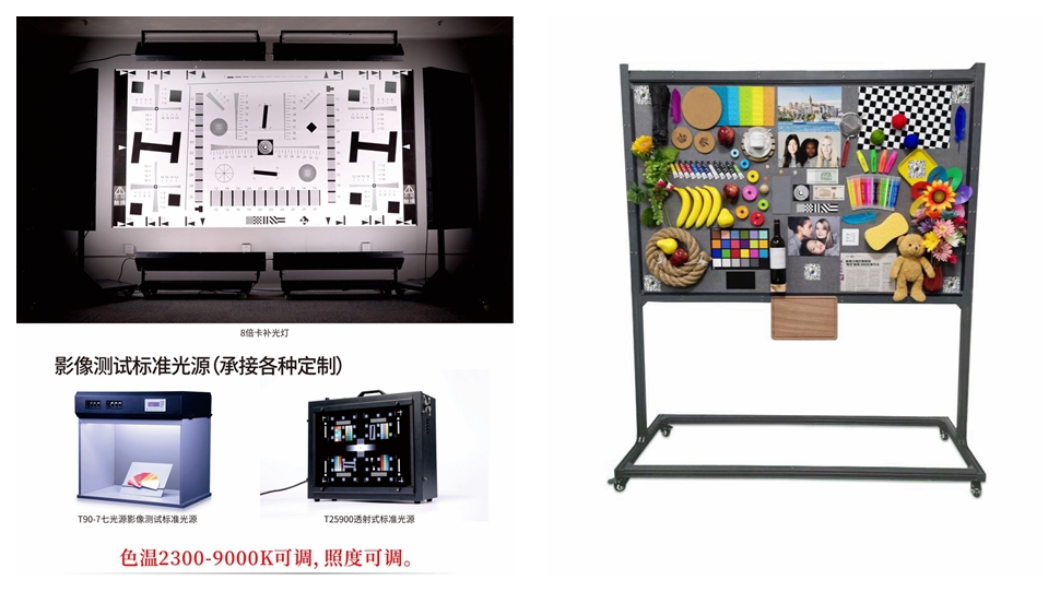 标准光源及实景图卡