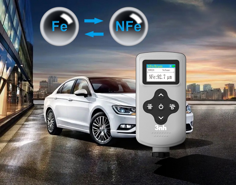 Non-destructive testing, automatic identification of substrate type coating thickness Tester