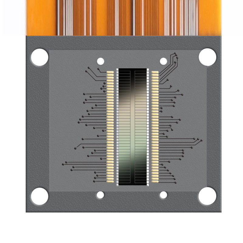 Silicon photodiode array sensor